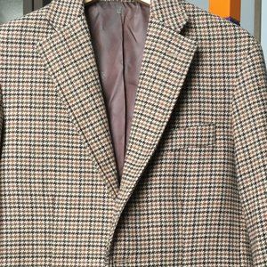 CATAUN - Houndstooth Wool Blazer - Ivy Style